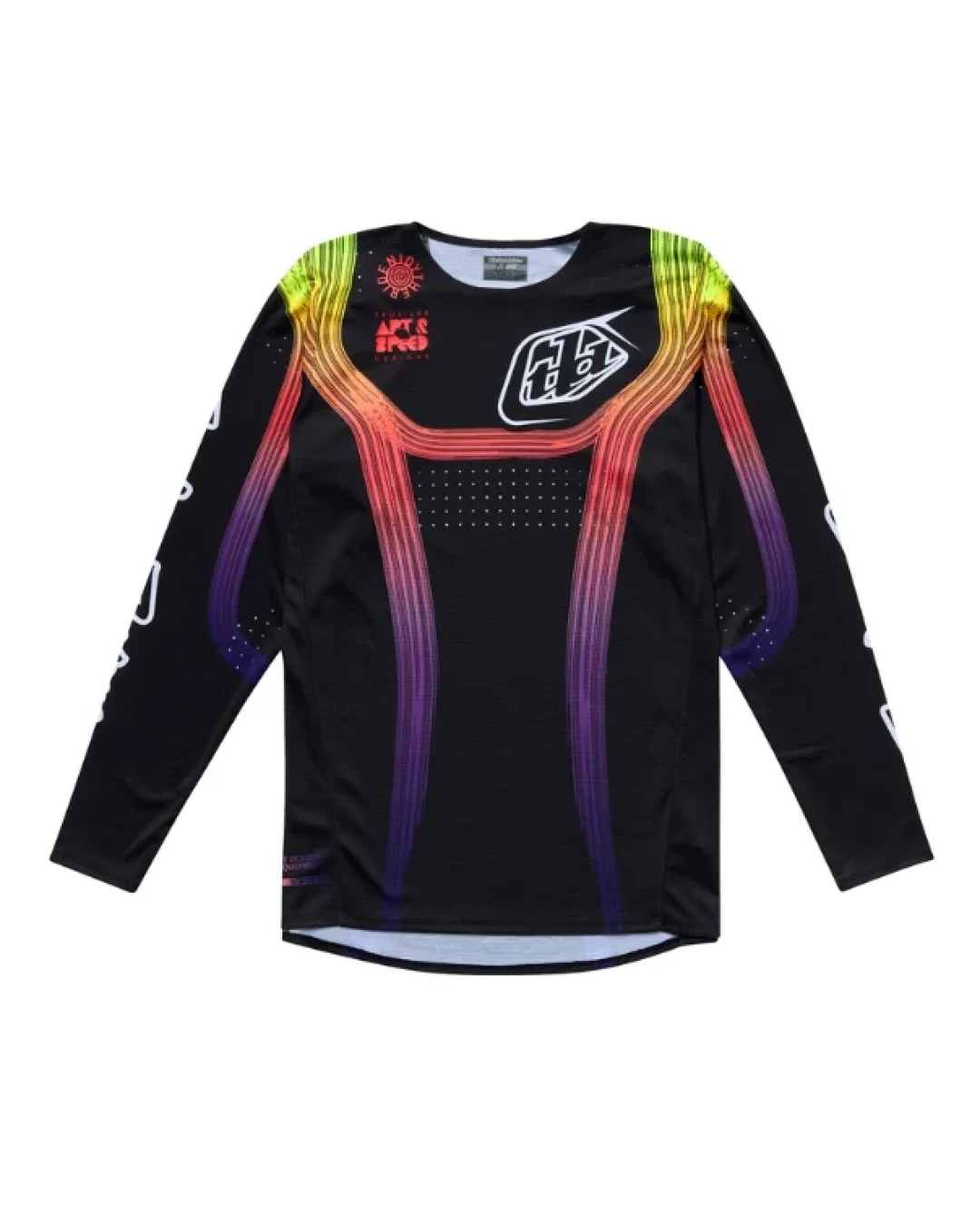 Mотокрос джърси TROY LEE DESIGNS SE PRO Stripes Jersey - Black/Multi