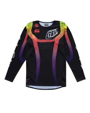 Mотокрос джърси TROY LEE DESIGNS SE PRO Stripes Jersey - Black/Multi