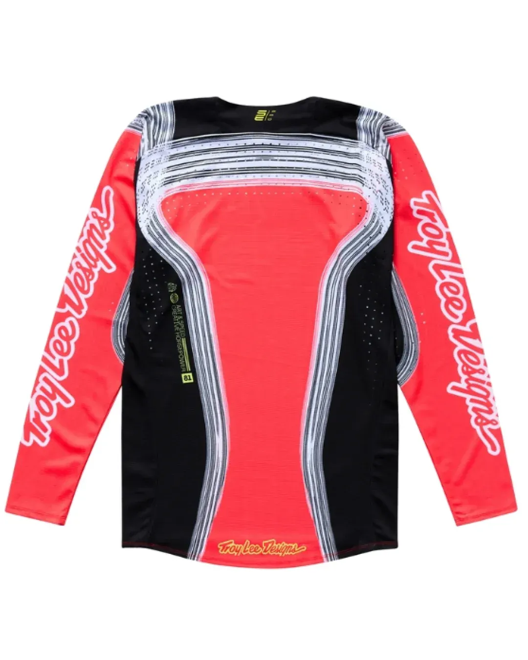 Mотокрос джърси TROY LEE DESIGNS SE PRO Stripes Jersey - Infra Red/Black