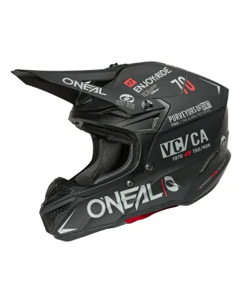 Мотокрос каска 5SERIES POLYACRYLITE BRAND BLACK/GRAY V.26