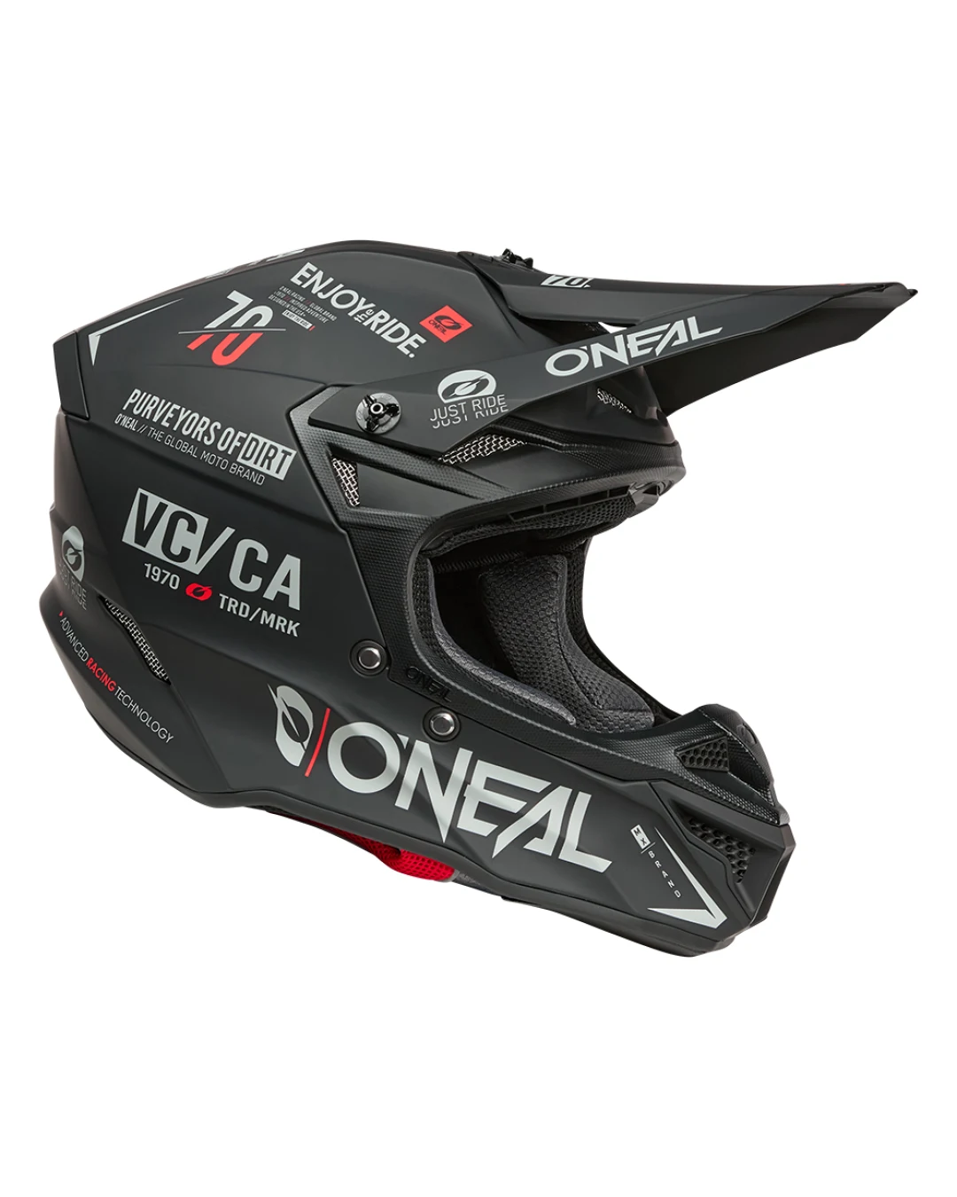 Мотокрос каска 5SERIES POLYACRYLITE BRAND BLACK/GRAY V.26