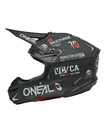 Мотокрос каска 5SERIES POLYACRYLITE BRAND BLACK/GRAY V.26