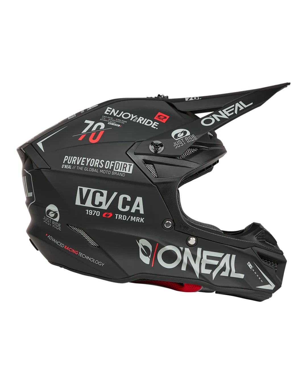 Мотокрос каска 5SERIES POLYACRYLITE BRAND BLACK/GRAY V.26