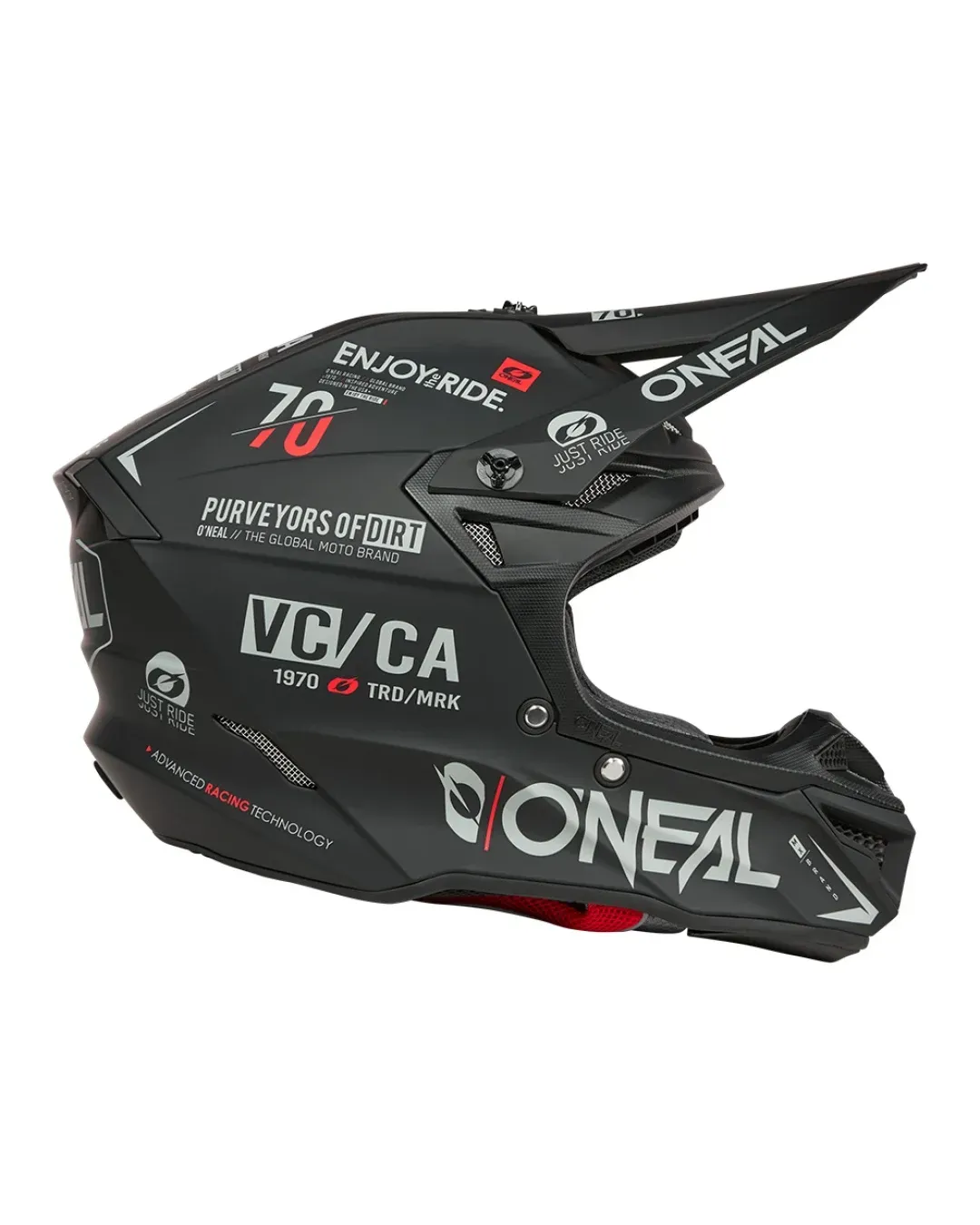 Мотокрос каска 5SERIES POLYACRYLITE BRAND BLACK/GRAY V.26