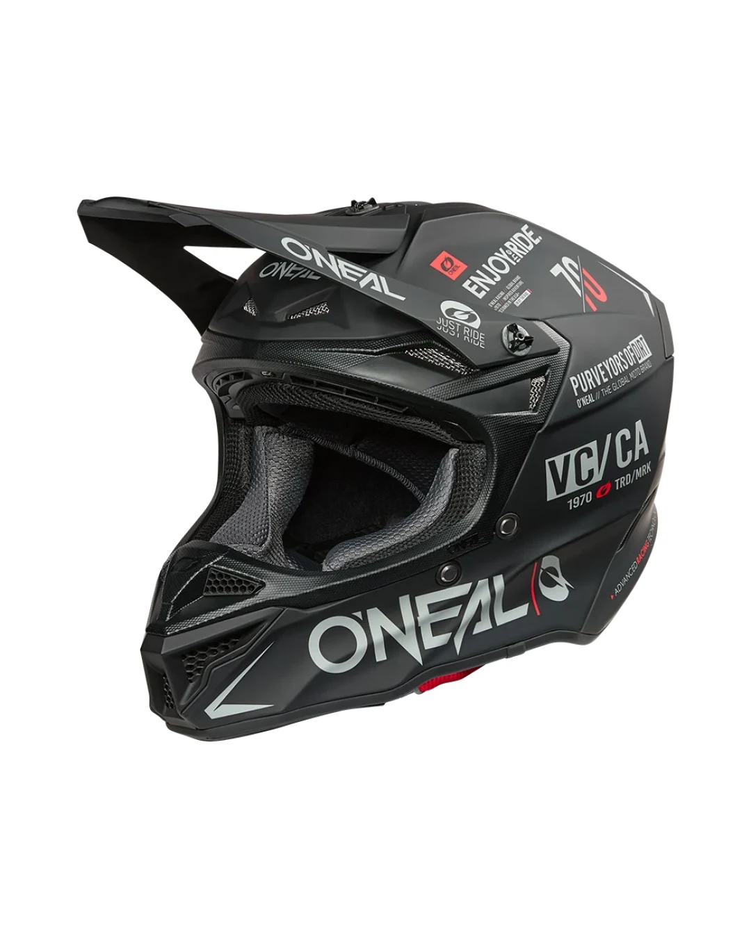 Мотокрос каска 5SERIES POLYACRYLITE BRAND BLACK/GRAY V.26