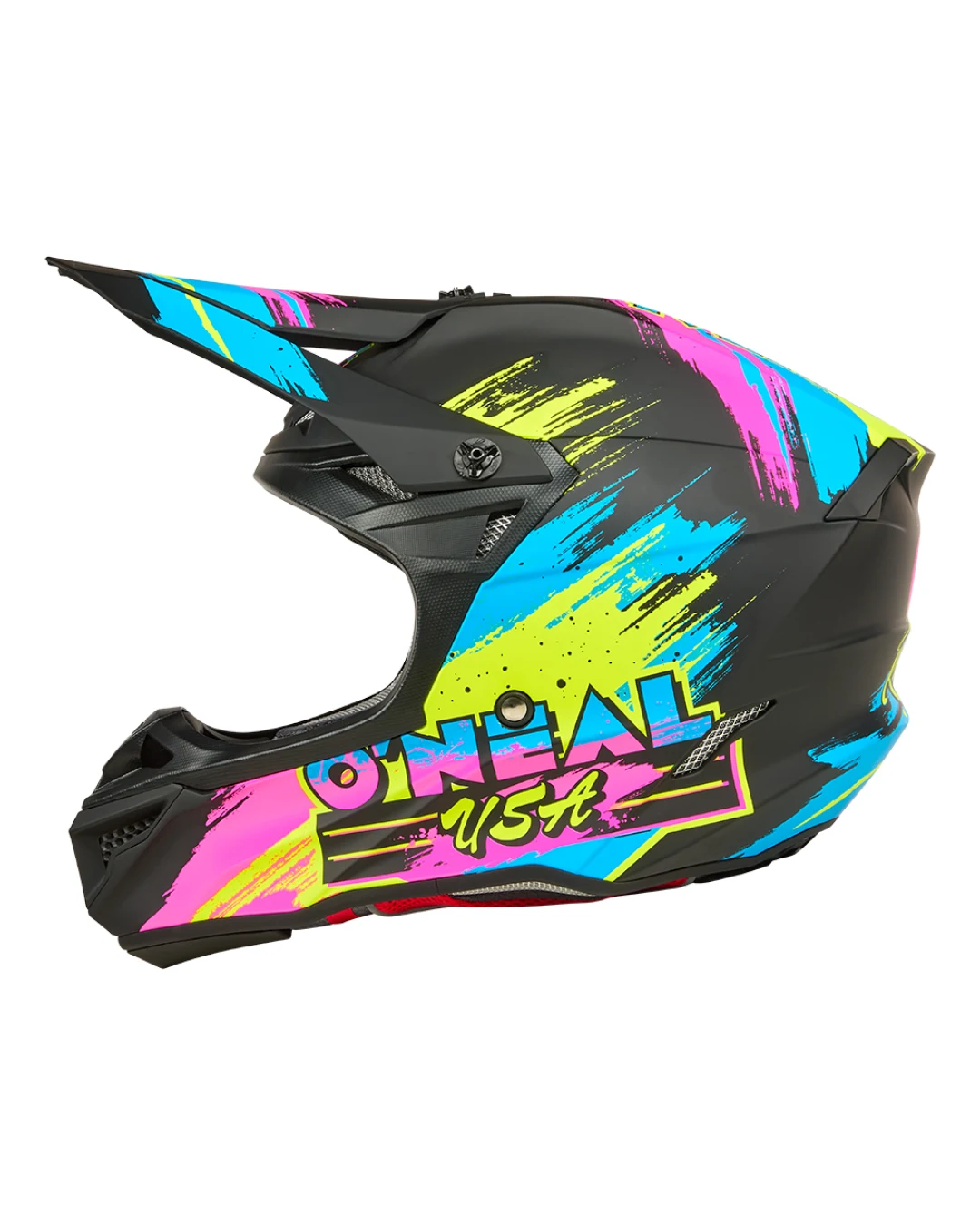 Мотокрос каска 5SERIES POLYACRYLITE RESEDA BLACK/NEON V.26