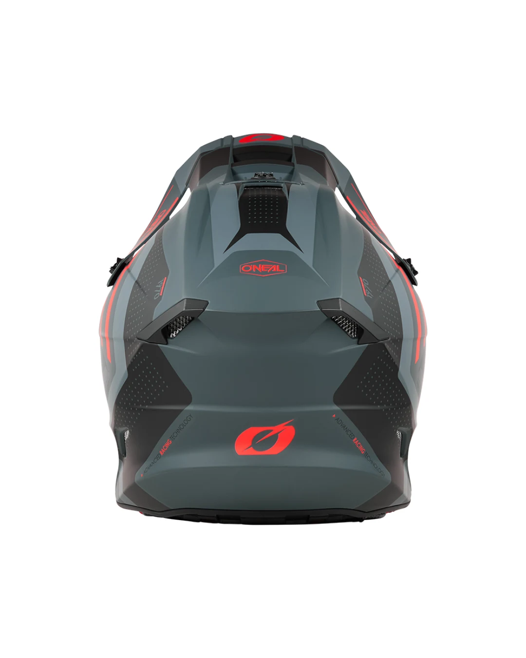 Мотокрос каска 5SERIES POLYACRYLITE SPIKE GRAY/RED V.25