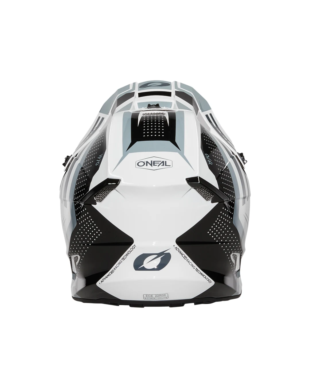 Мотокрос каска 5SERIES POLYACRYLITE SPIKE WHITE/BLACK V.25