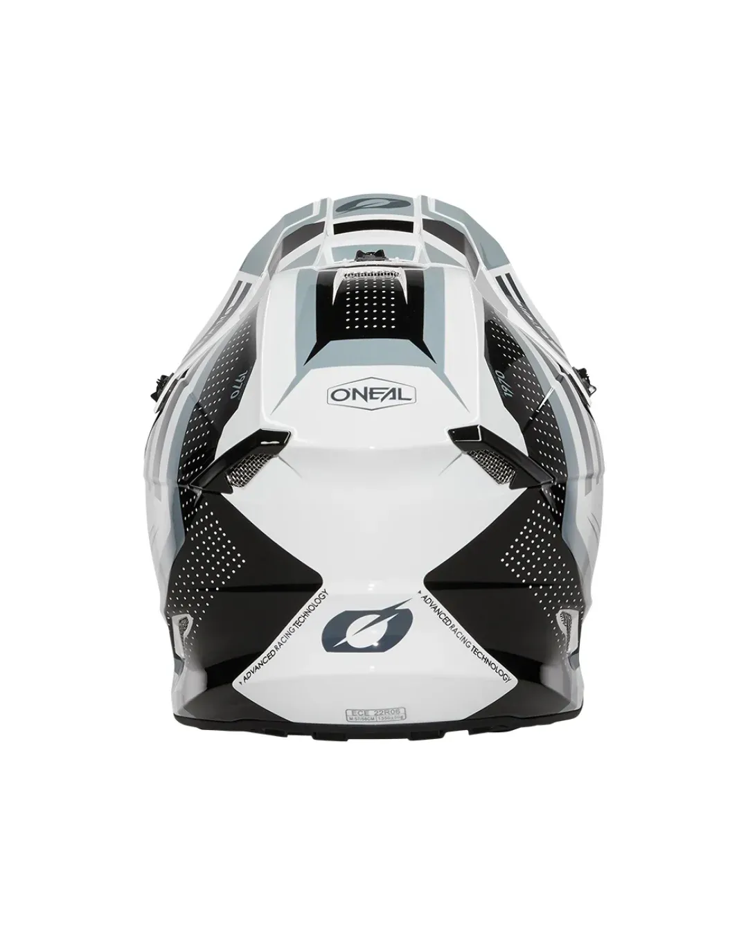 Мотокрос каска 5SERIES POLYACRYLITE SPIKE WHITE/BLACK V.25