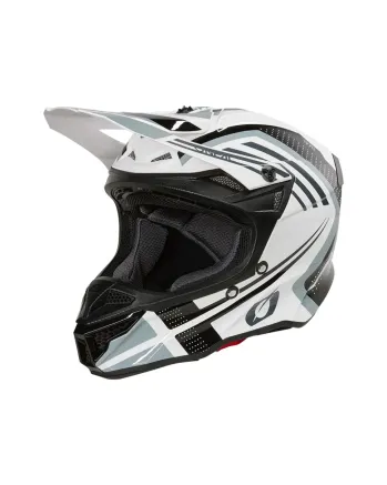 Мотокрос каска 5SERIES POLYACRYLITE SPIKE WHITE/BLACK V.25