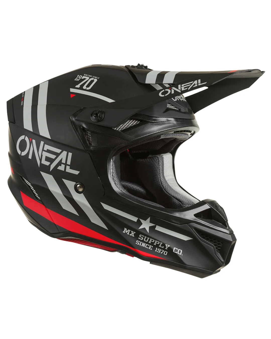 Мотокрос каска 5SERIES POLYACRYLITE SQUADRON V.22 BLACK/GRAY