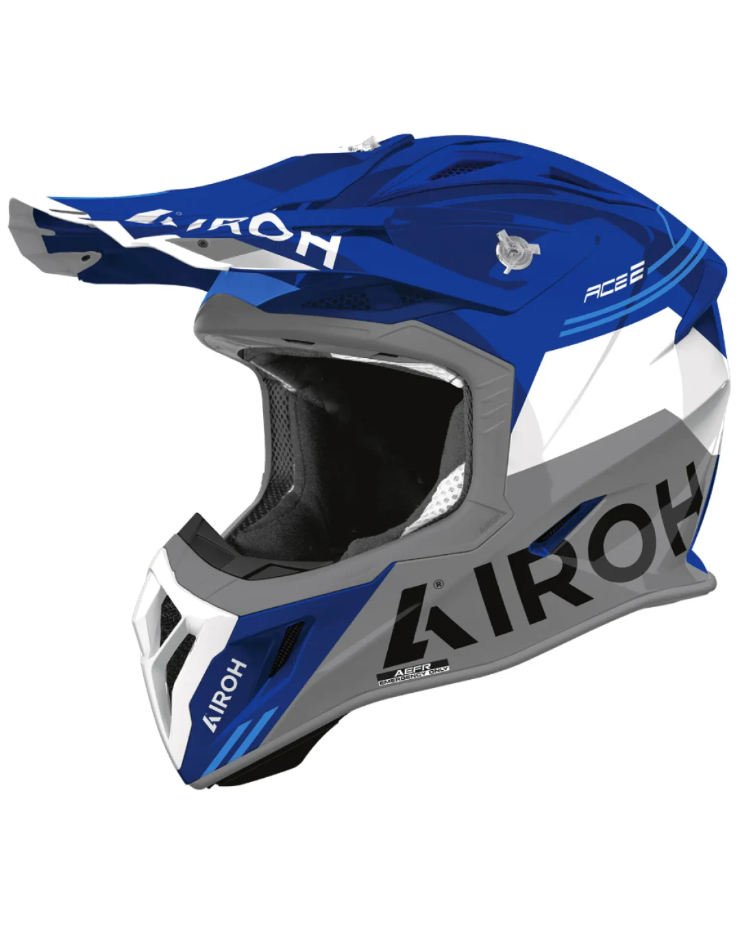 Мотокрос каска AIROH AVIATOR ACE 2 FURY BLUE GLOSS