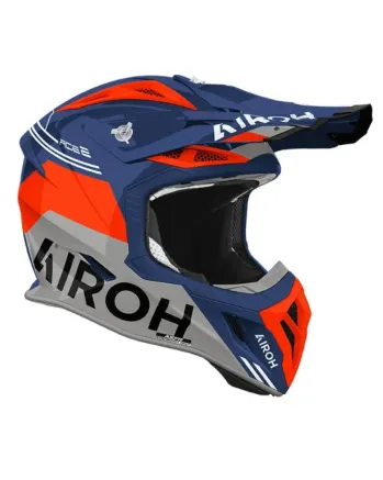 Мотокрос каска AIROH AVIATOR ACE 2 FURY CERULEAN GLOSS
