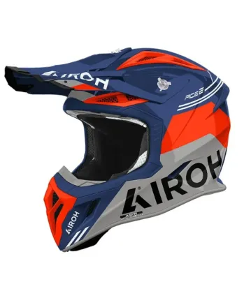 Мотокрос каска AIROH AVIATOR ACE 2 FURY CERULEAN GLOSS