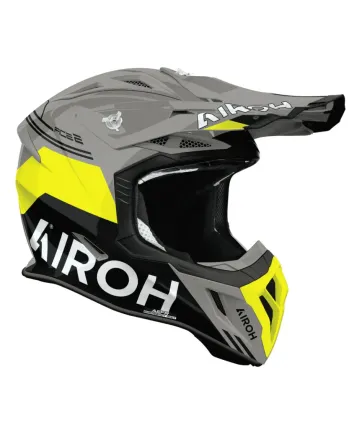 Мотокрос каска AIROH AVIATOR ACE 2 FURY YELLOW GLOSS