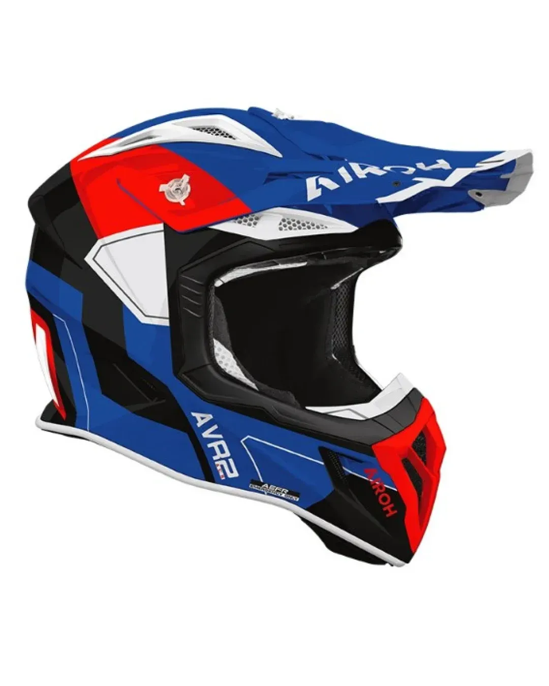 Мотокрос каска AIROH AVIATOR ACE 2 SHIELD BL/RD GLOSS