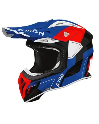Мотокрос каска AIROH AVIATOR ACE 2 SHIELD BL/RD GLOSS