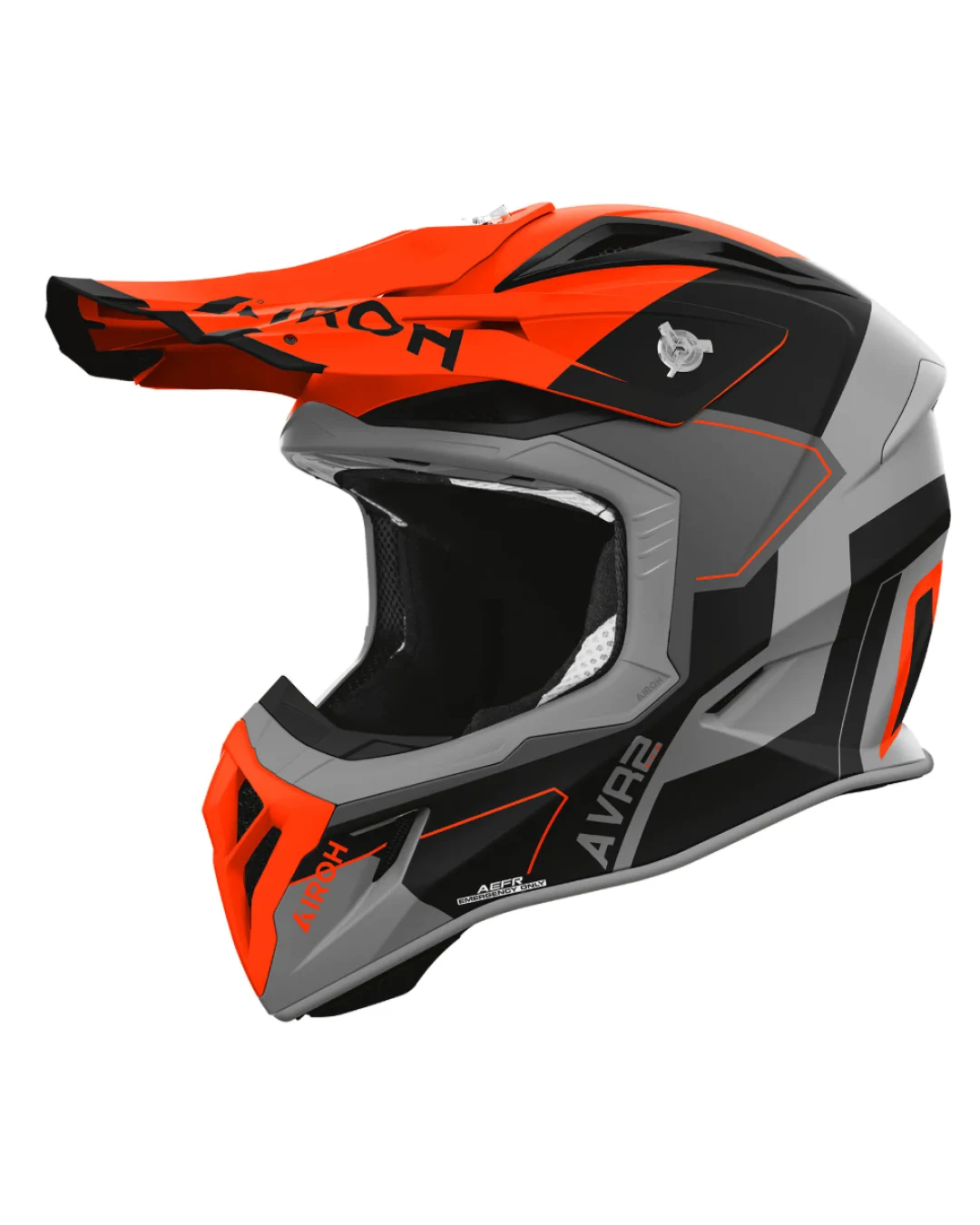 Мотокрос каска AIROH AVIATOR ACE 2 SHIELD ORANGE MATT