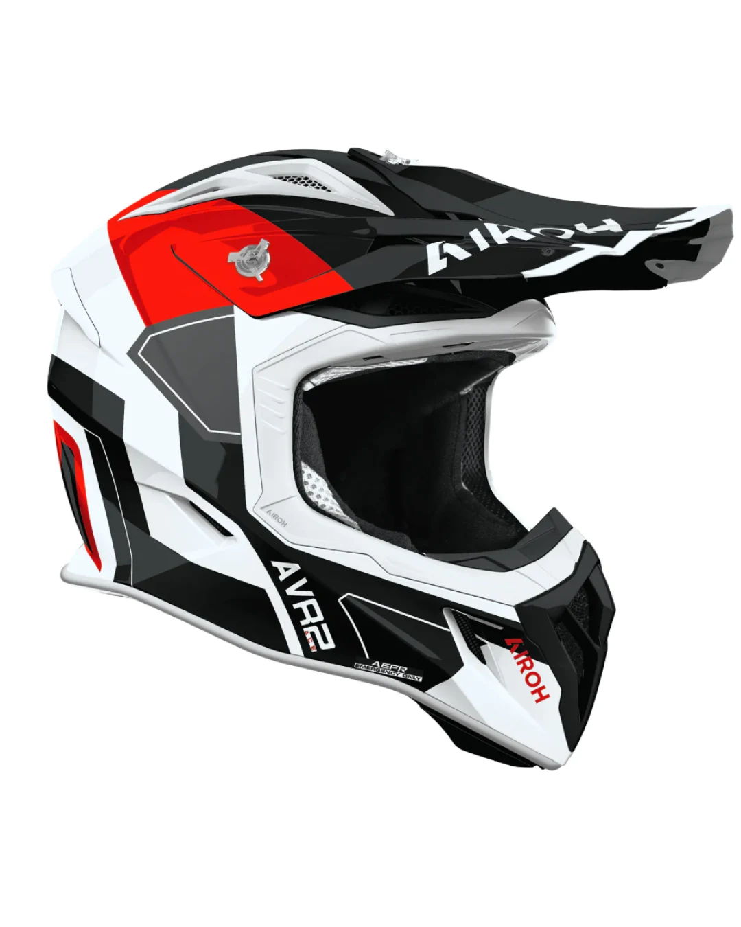 Мотокрос каска AIROH AVIATOR ACE 2 SHIELD RED GLOSS