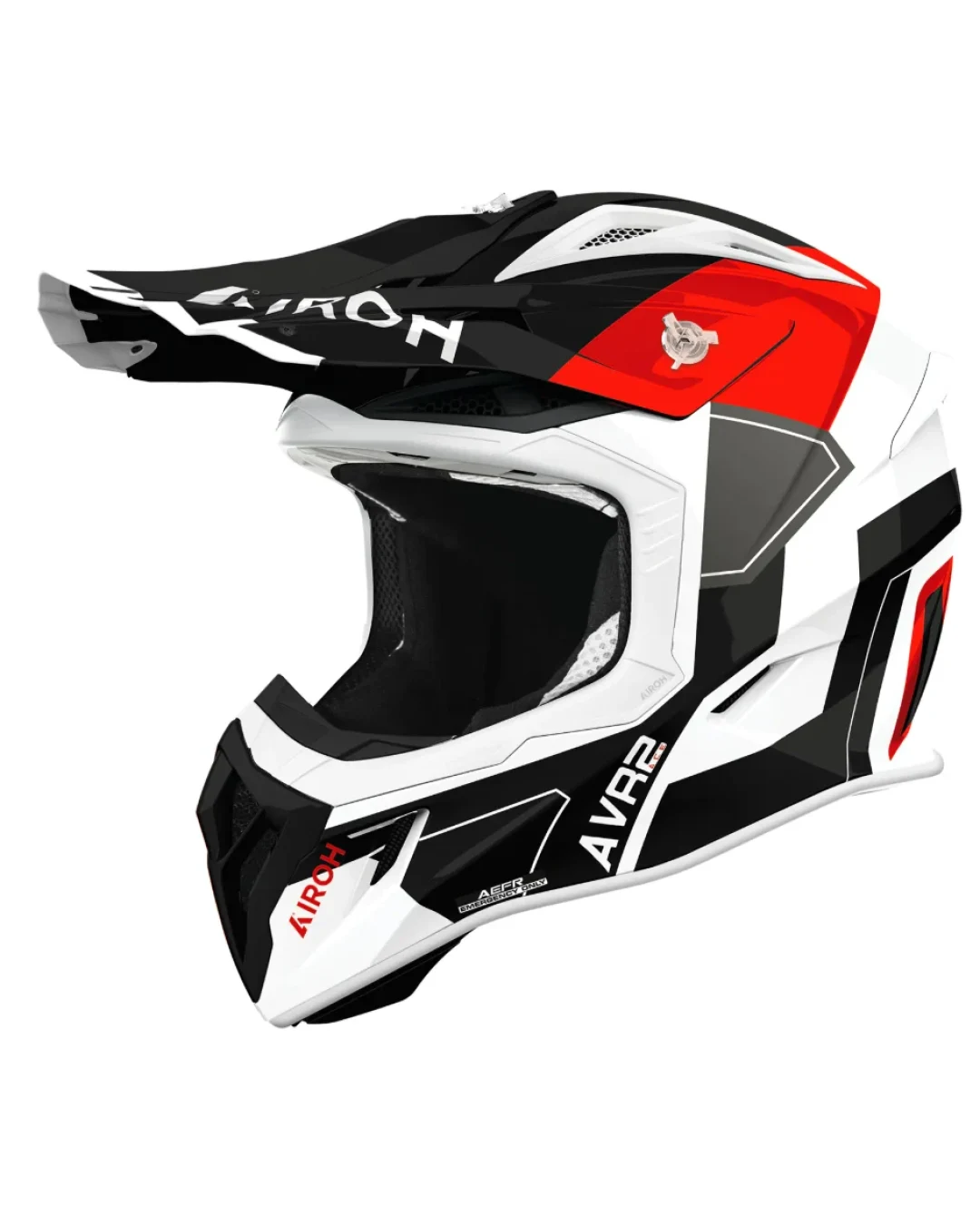 Мотокрос каска AIROH AVIATOR ACE 2 SHIELD RED GLOSS