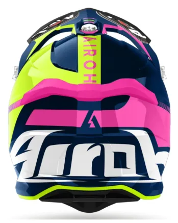 Мотокрос каска AIROH STRYCKER BLAZER BLUE PINK GLOSS