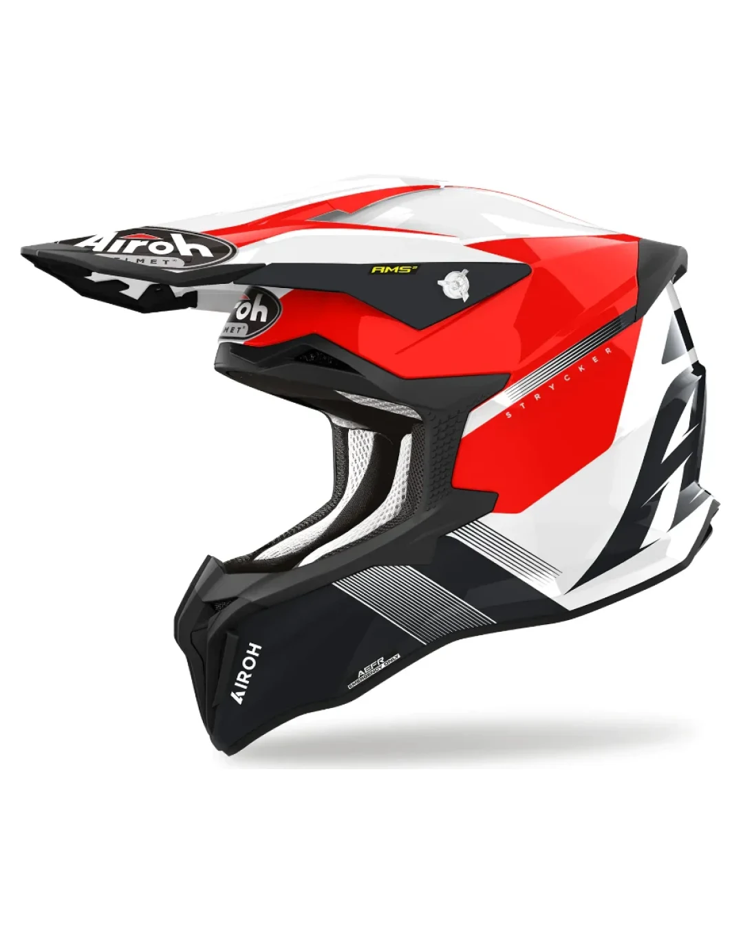 Мотокрос каска AIROH STRYCKER BLAZER RED GLOSS