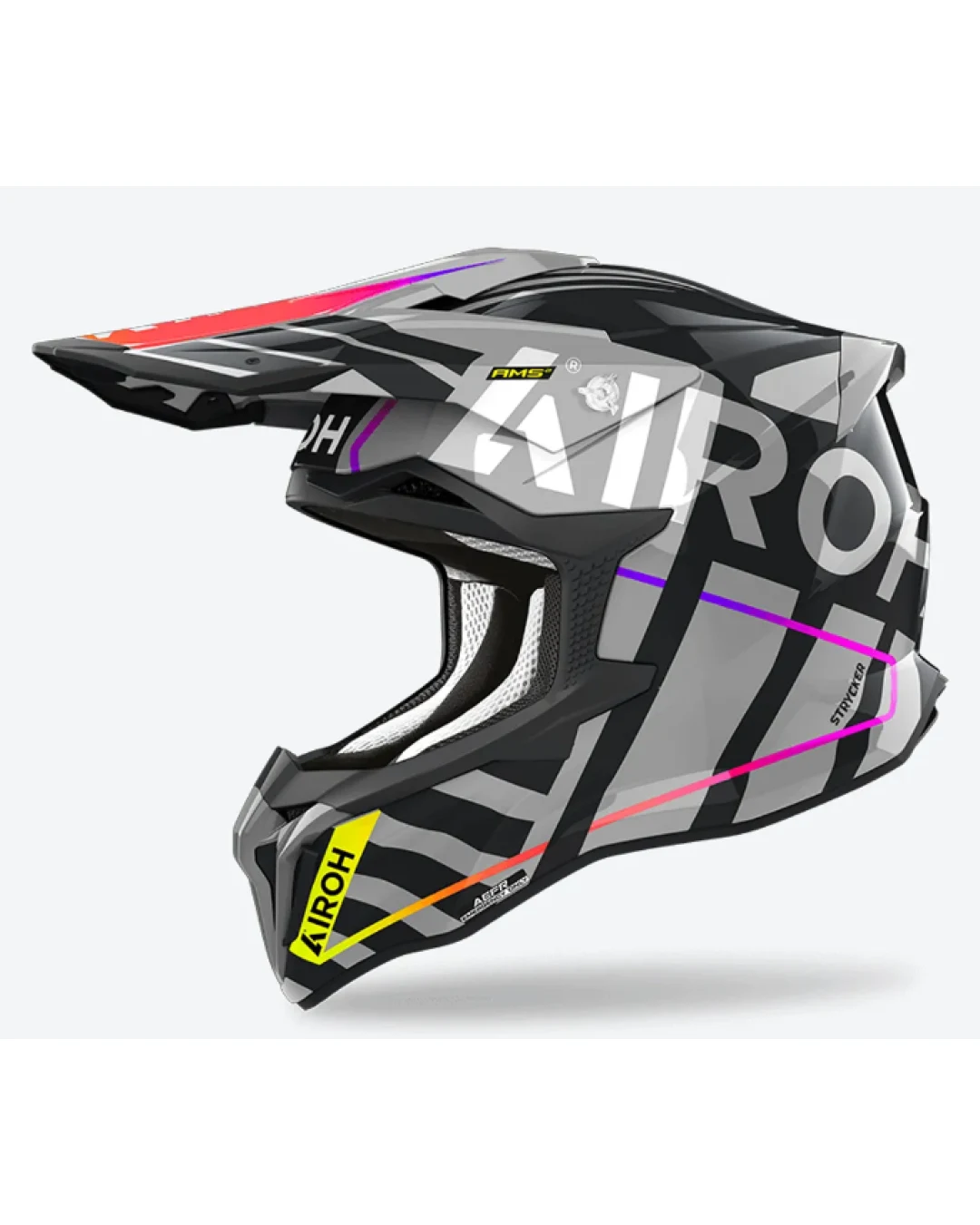 Мотокрос каска AIROH STRYCKER BRAVE GRAY GLOSS