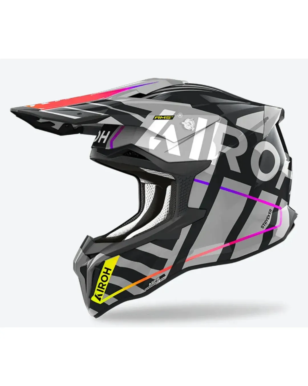 Мотокрос каска AIROH STRYCKER BRAVE GRAY GLOSS