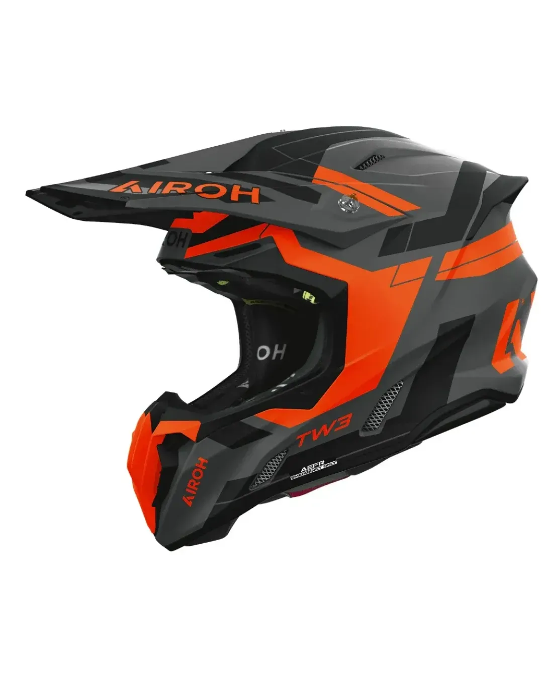 Мотокрос каска AIROH TWIST 3 DYNASTY ORANGE MATT