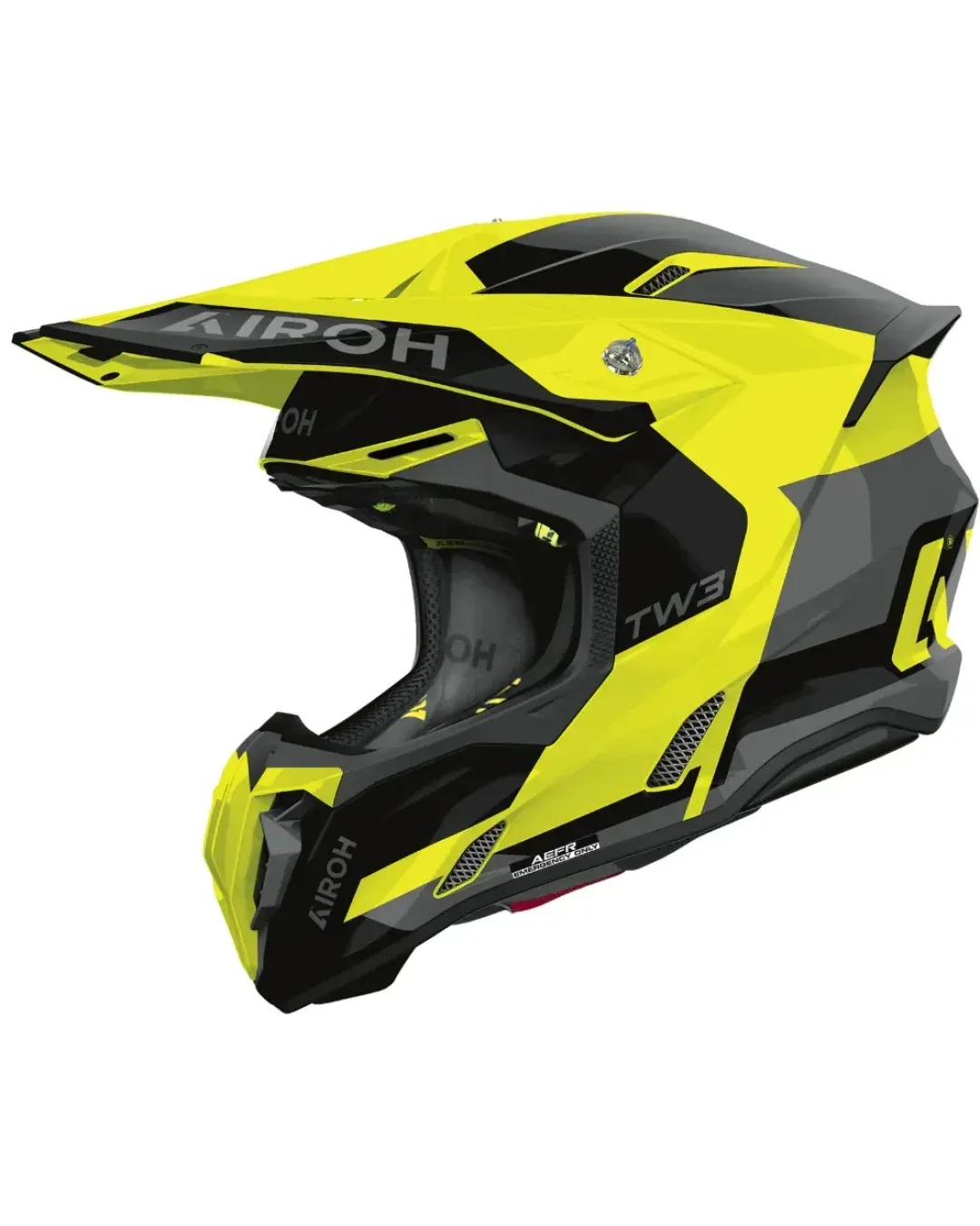 Мотокрос каска AIROH TWIST 3 FANCY YELLOW GLOSS
