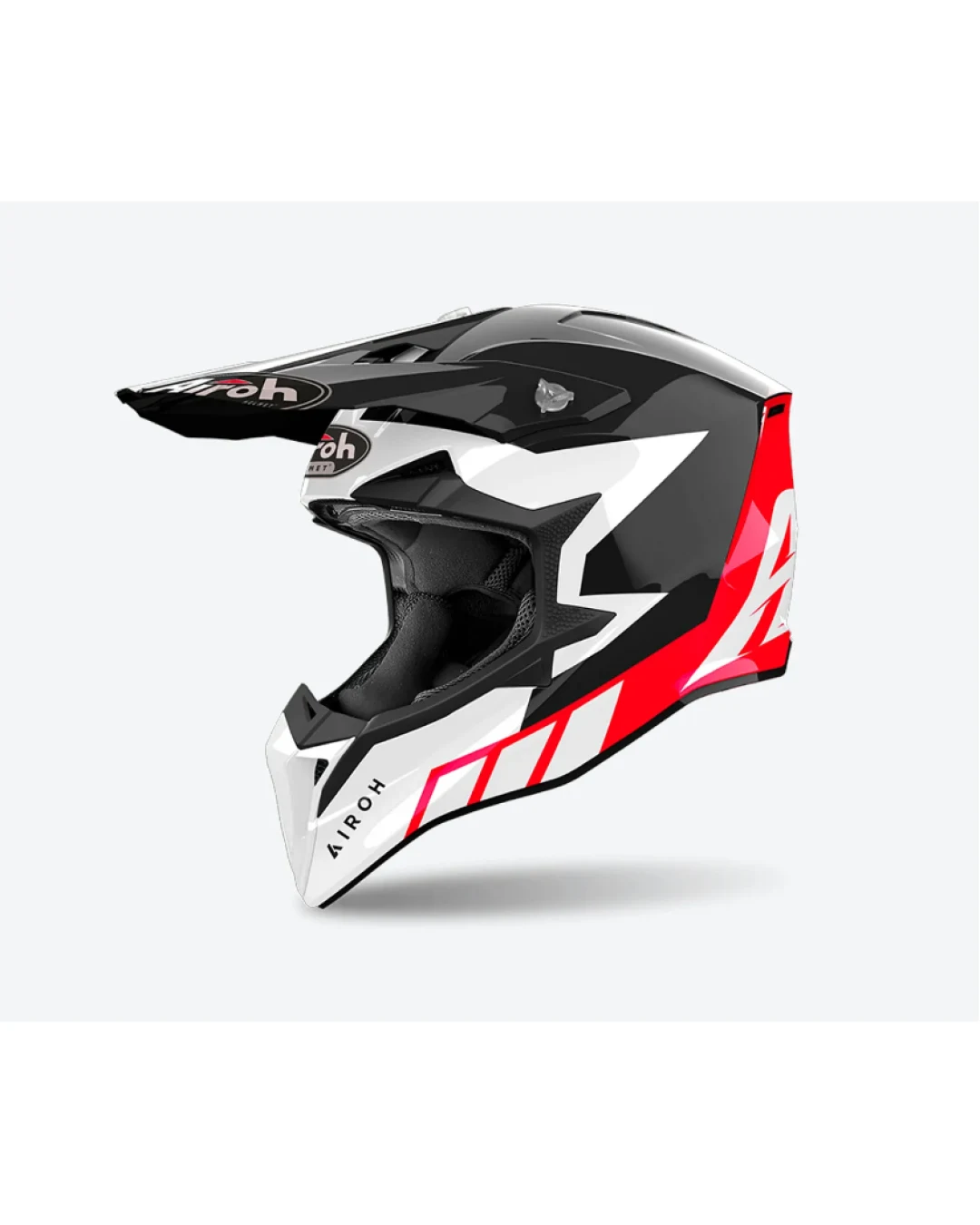 Мотокрос каска AIROH WRAAAP RELOADED RED GLOSS
