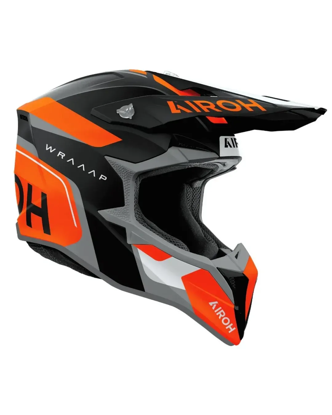 Мотокрос каска AIROH WRAAAP VISION Conquer ORANGE MATT