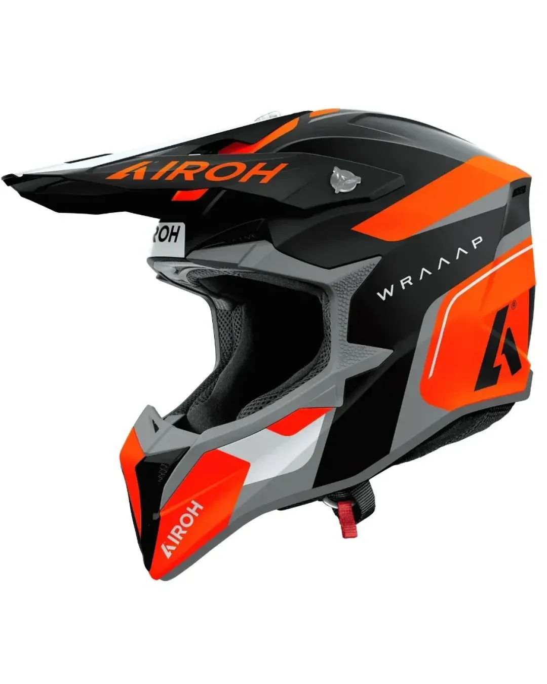 Мотокрос каска AIROH WRAAAP VISION Conquer ORANGE MATT