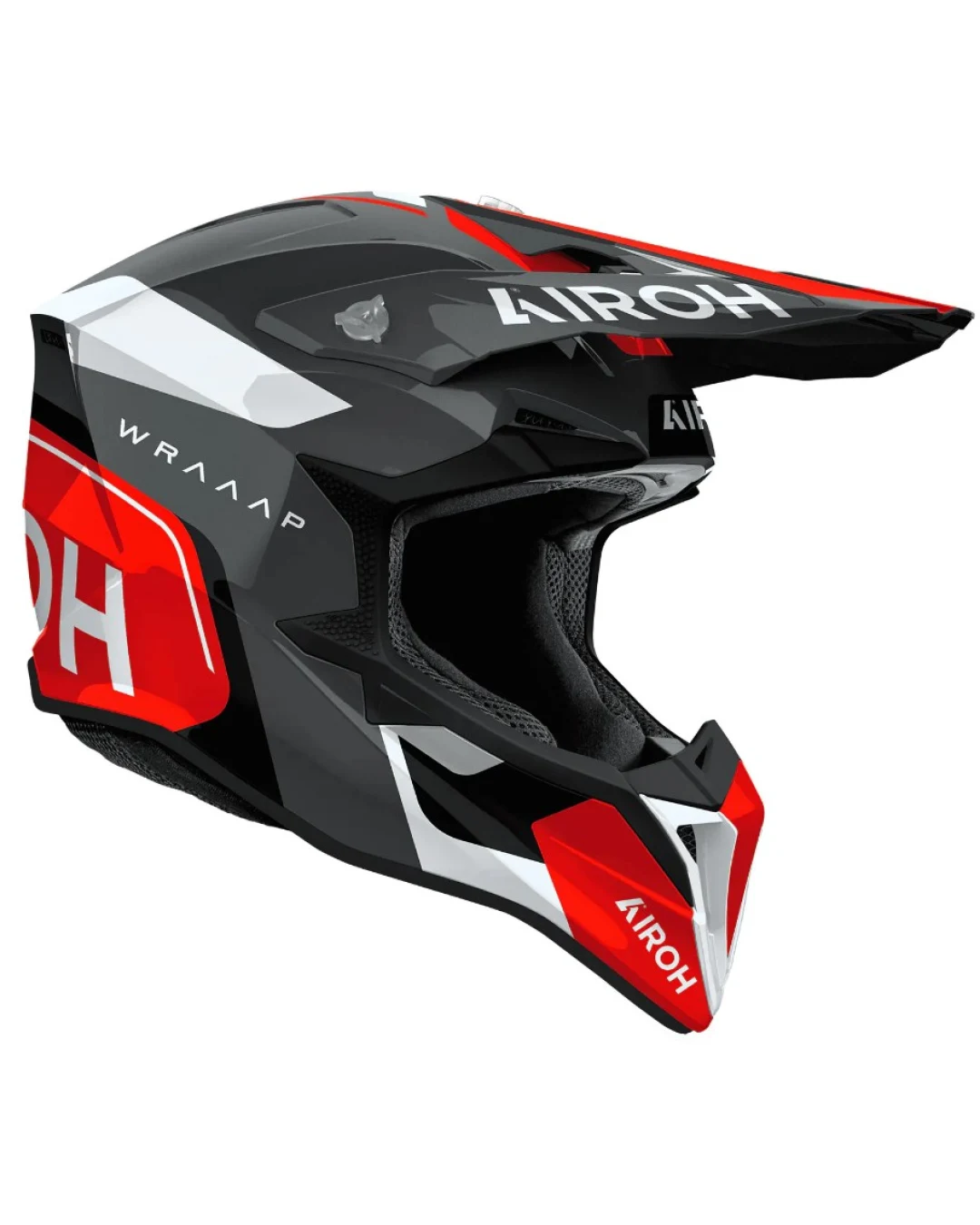 Мотокрос каска AIROH WRAAAP VISION Conquer RED Gloss