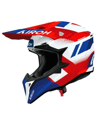 Мотокрос каска AIROH WRAAAP VISION RED/BLUE GLOSS