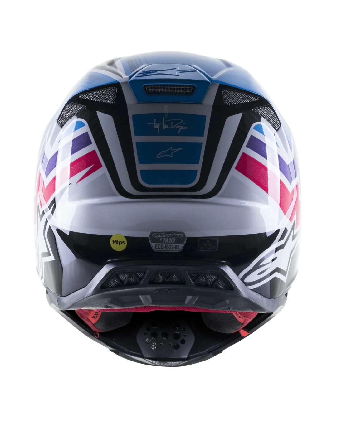 Мотокрос каска ALPINESTAR SM10 TLD Edition 23 BLUE/MULTI
