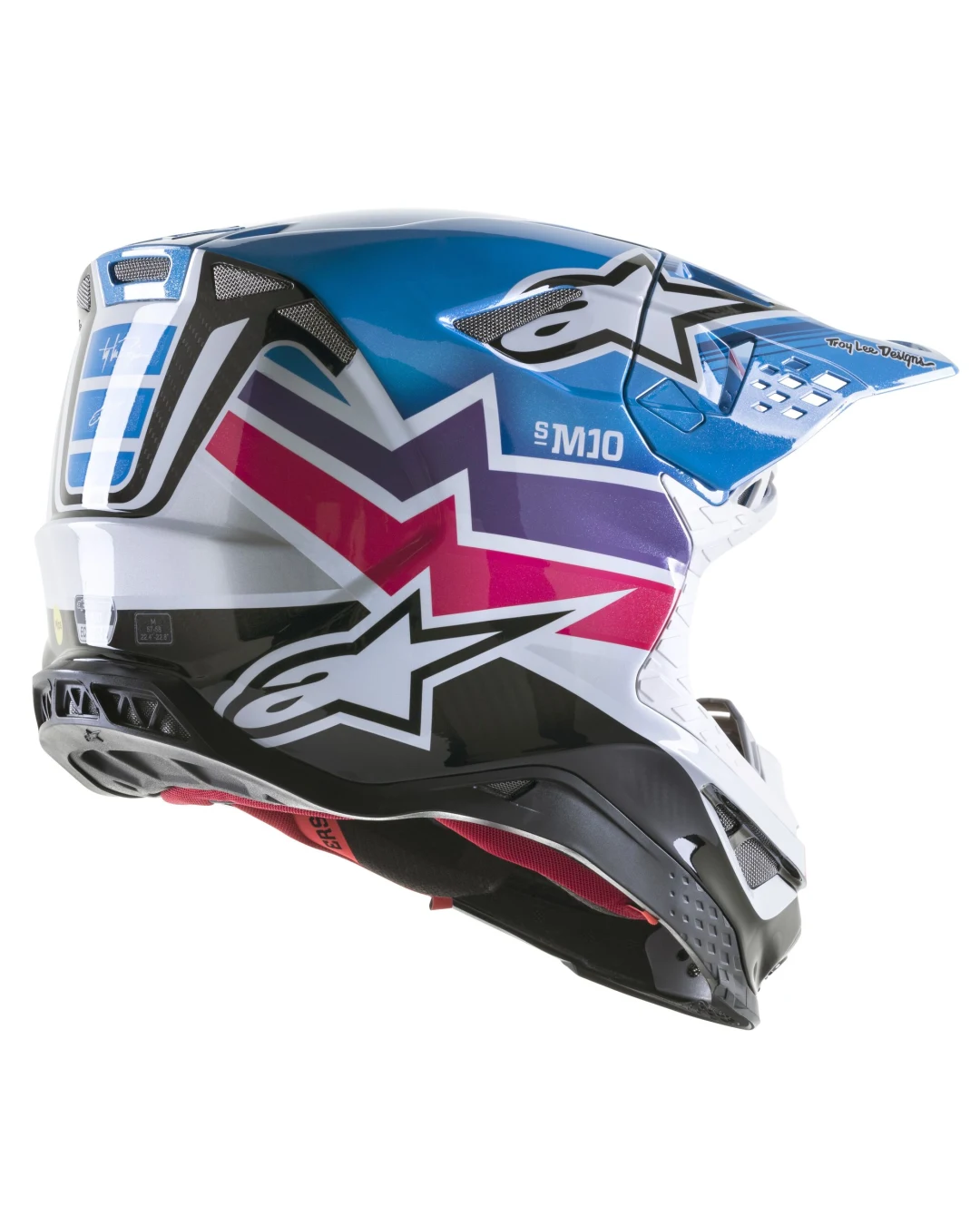 Мотокрос каска ALPINESTAR SM10 TLD Edition 23 BLUE/MULTI