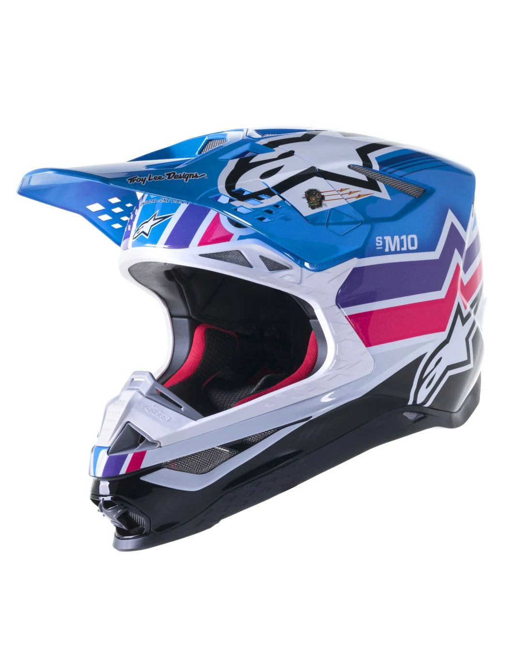 Мотокрос каска ALPINESTAR SM10 TLD Edition 23 BLUE/MULTI