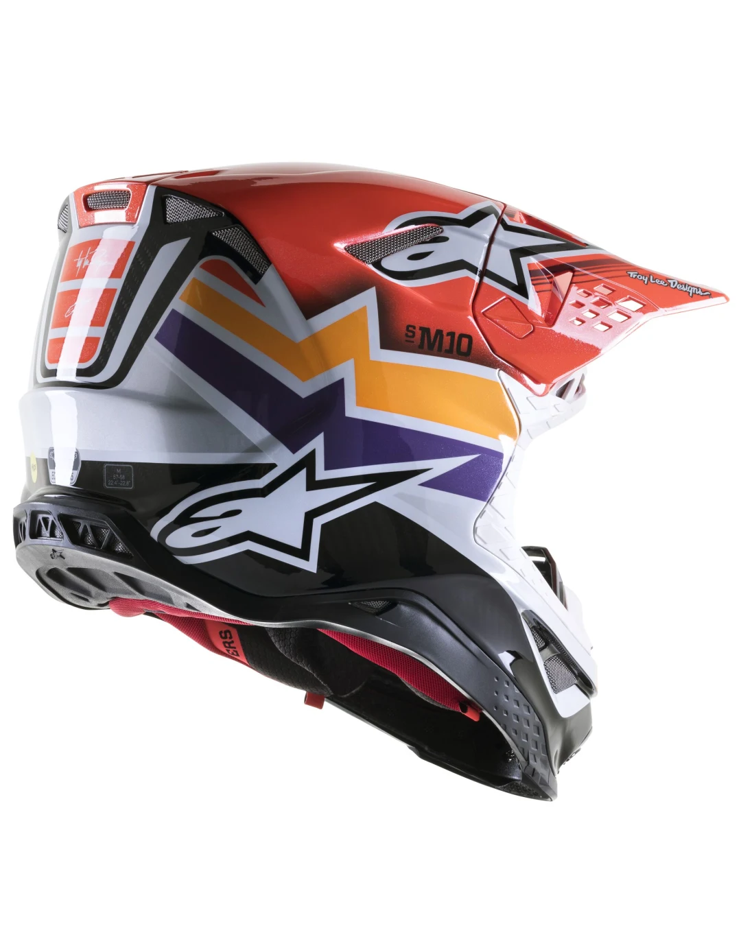 Мотокрос каска ALPINESTAR SM10 TLD Edition 23 RED/MULTI