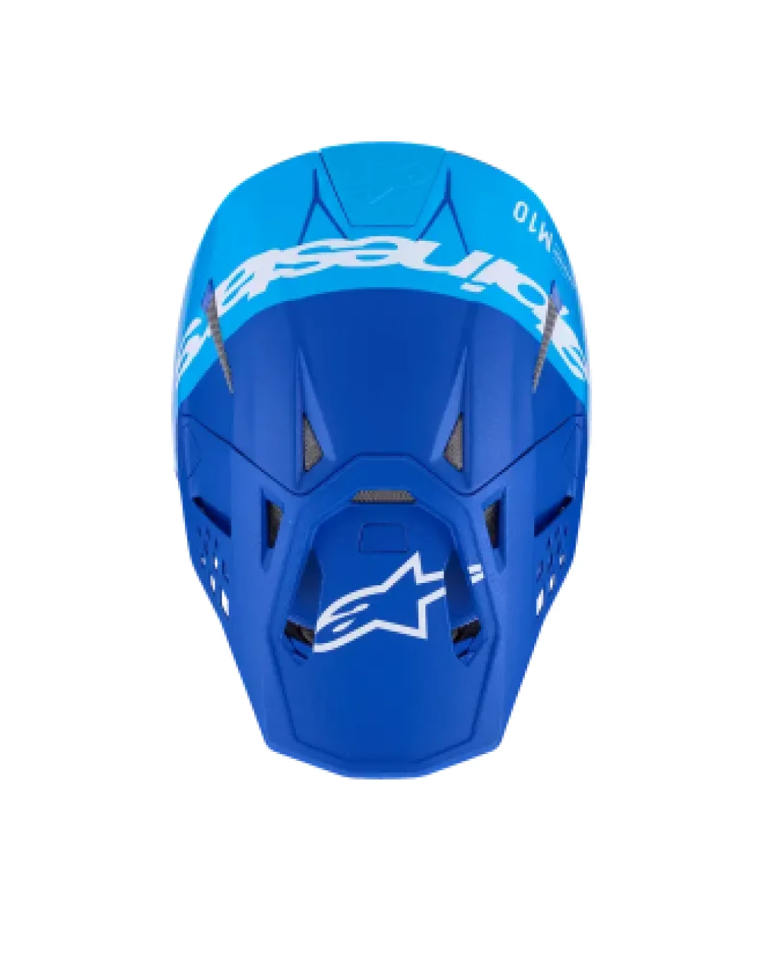 Мотокрос каска ALPINESTARS S-M10 FLOOD BLUE/BLK-CARB