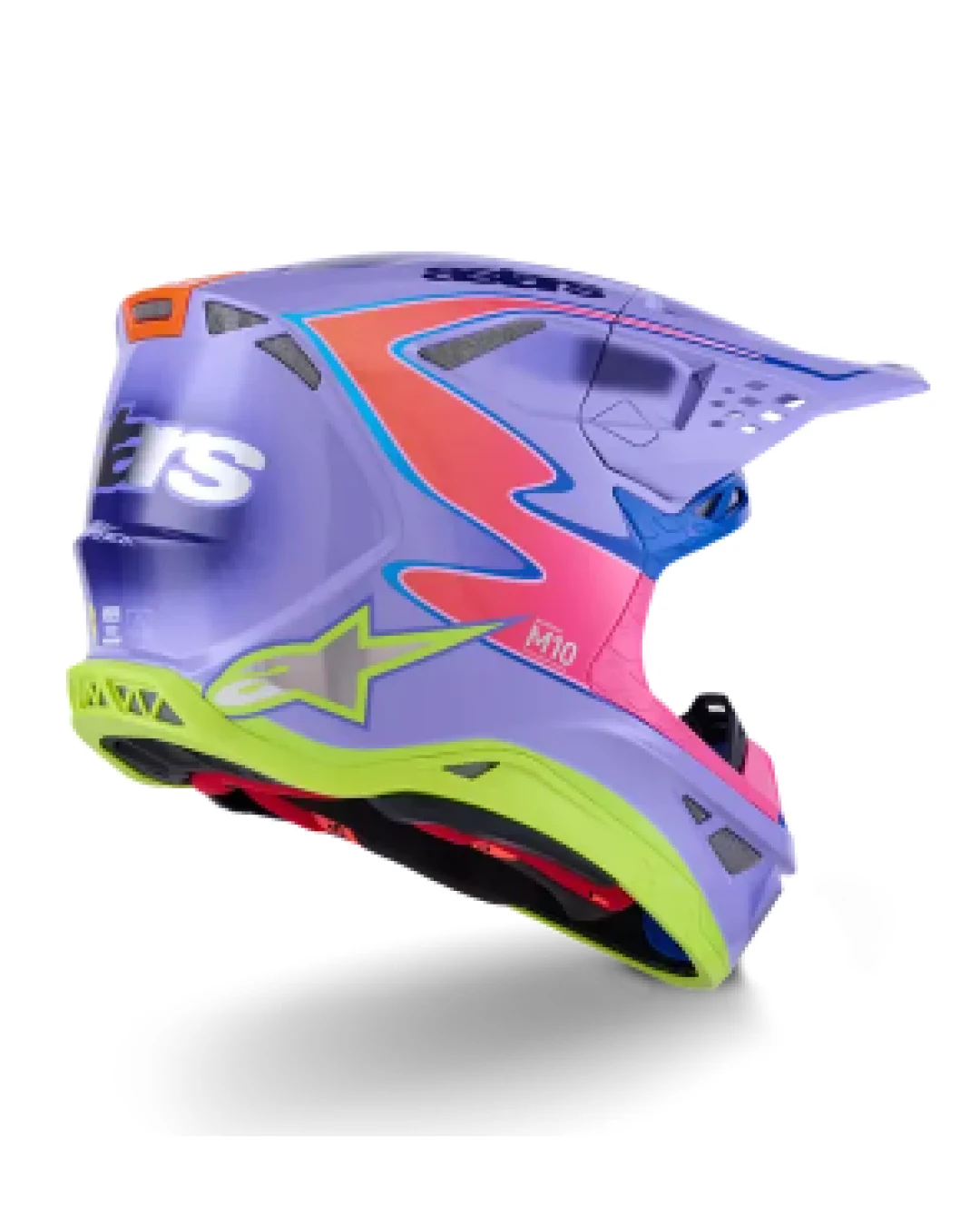 Мотокрос каска ALPINESTARS S-M10 JETT PURPLE/PINK