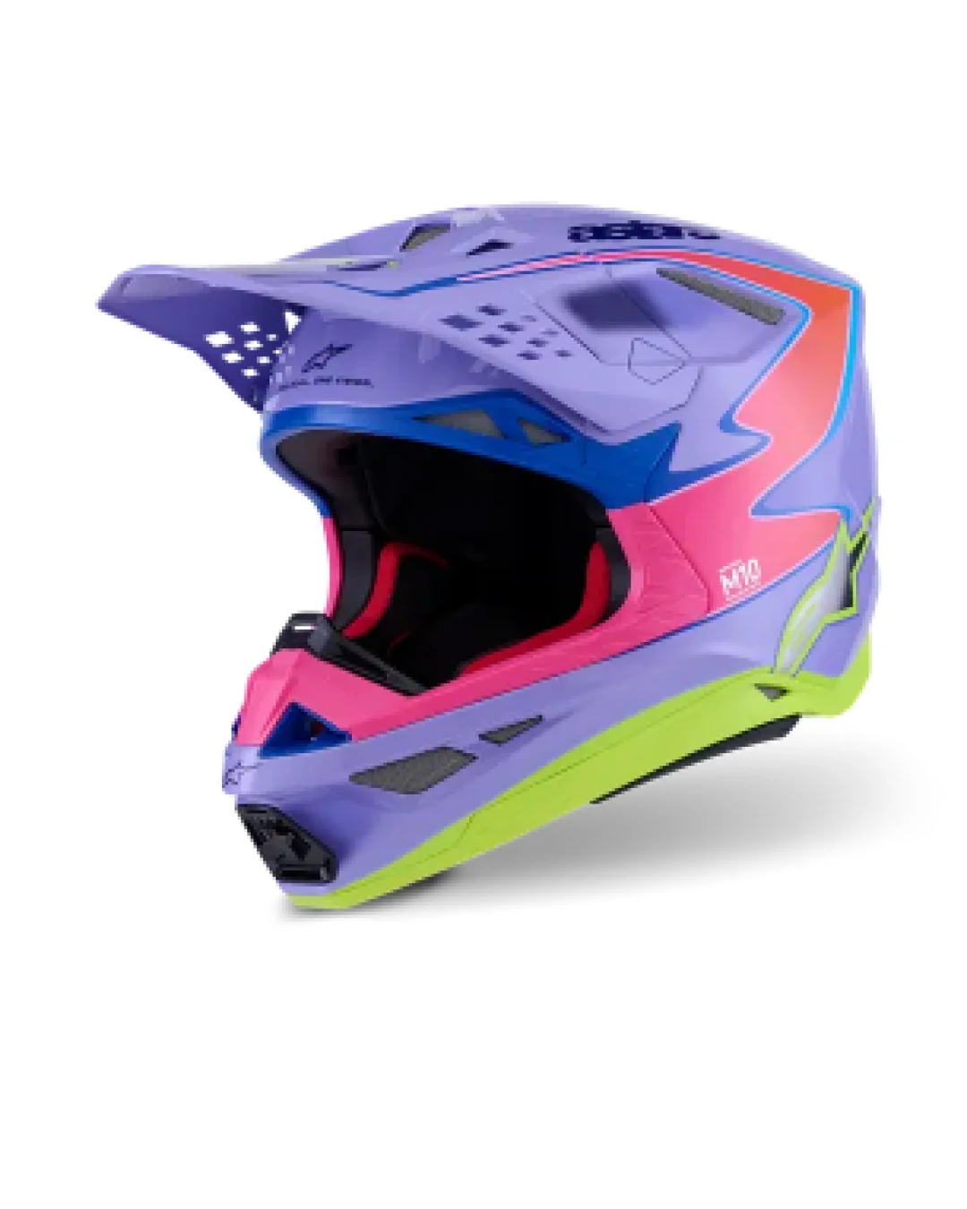 Мотокрос каска ALPINESTARS S-M10 JETT PURPLE/PINK