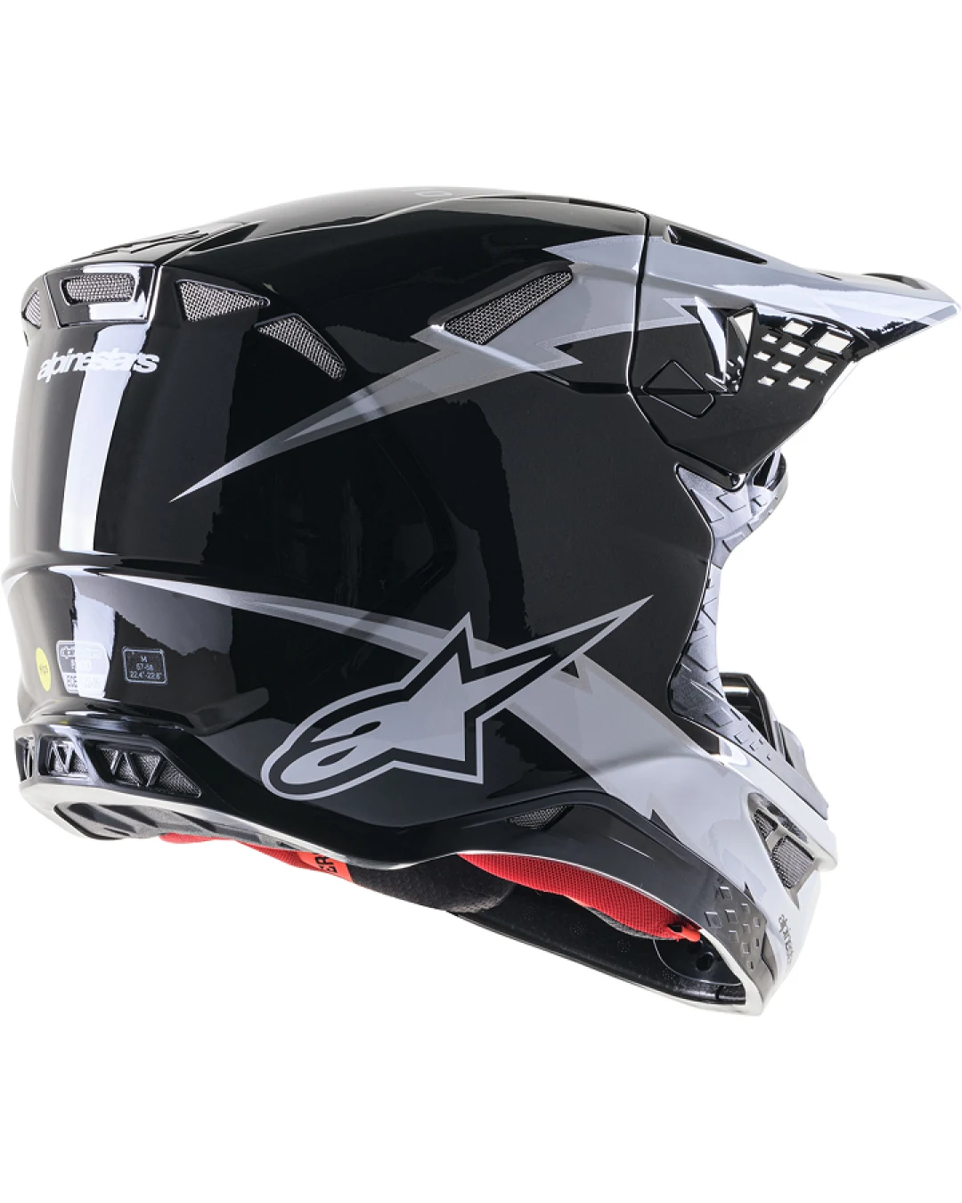 Мотокрос каска ALPINESTARS SM10 AMP BLK/WT