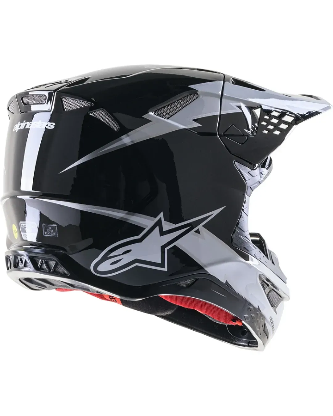 Мотокрос каска ALPINESTARS SM10 AMP BLK/WT