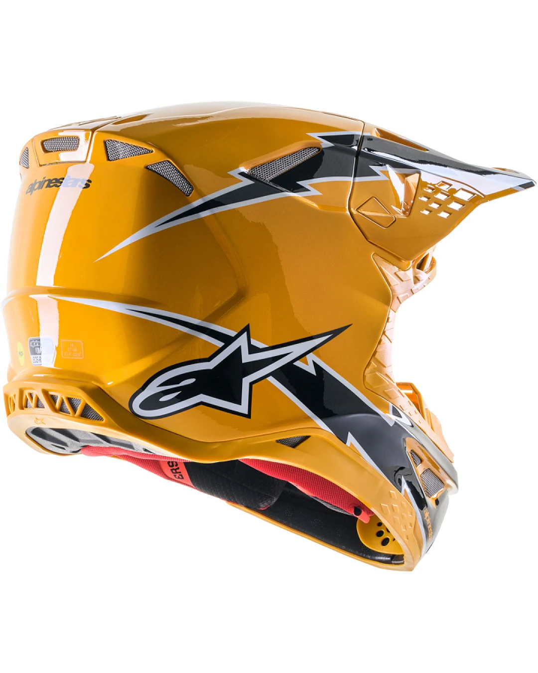 Мотокрос каска ALPINESTARS SM10 AMP BLK/YL