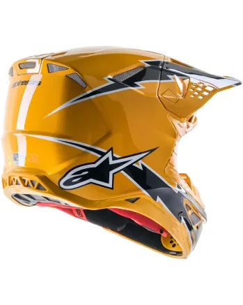 Мотокрос каска ALPINESTARS SM10 AMP BLK/YL