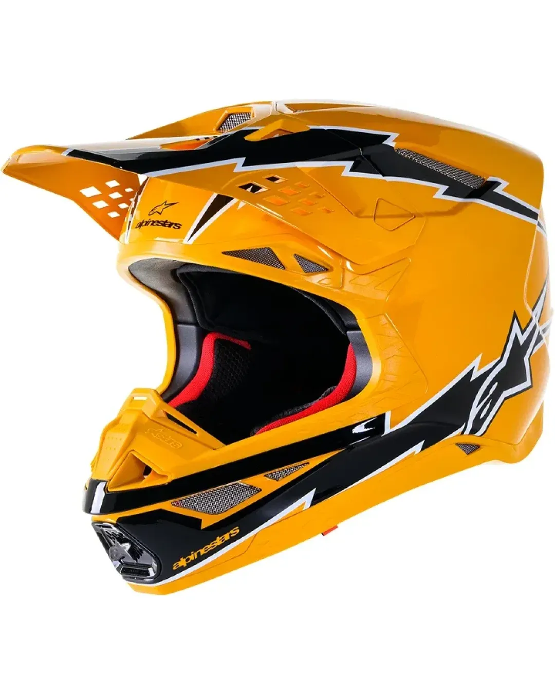 Мотокрос каска ALPINESTARS SM10 AMP BLK/YL