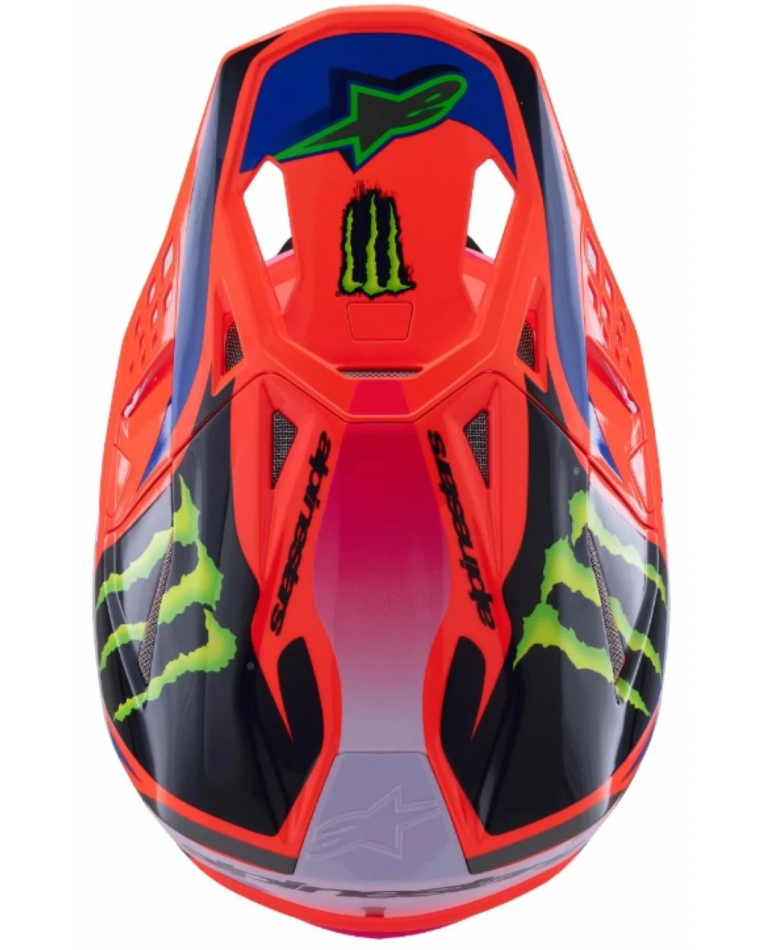 Мотокрос каска ALPINESTARS SM10 Deegan OR/PU/PK