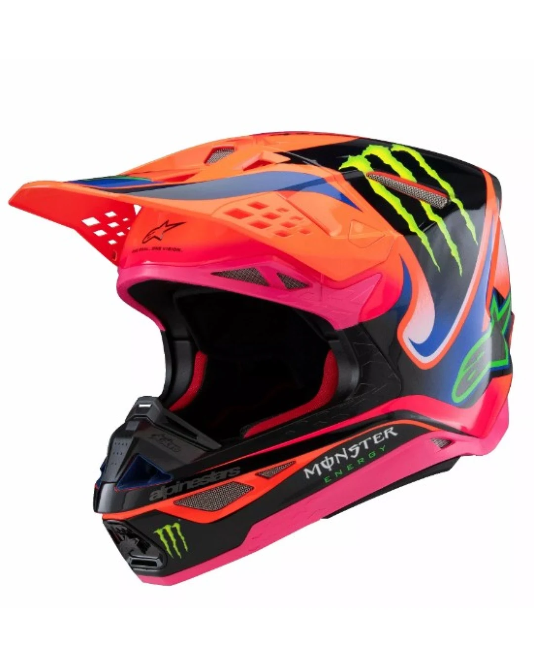 Мотокрос каска ALPINESTARS SM10 Deegan OR/PU/PK