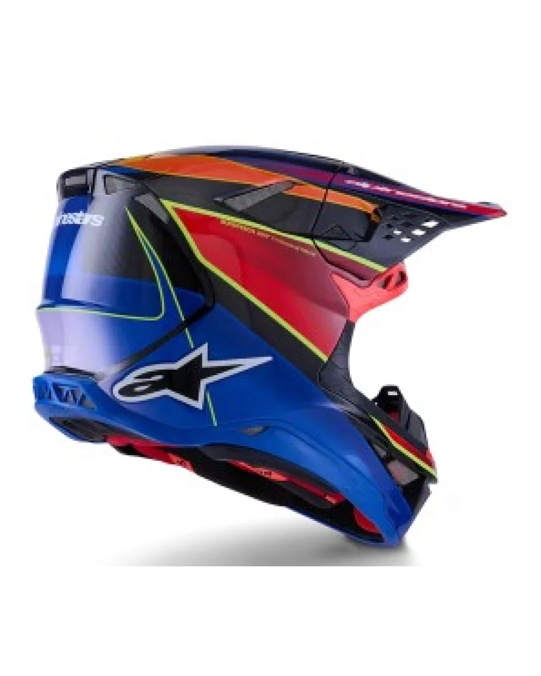 Мотокрос каска ALPINESTARS SM10 ERA BLUE/RED/YL